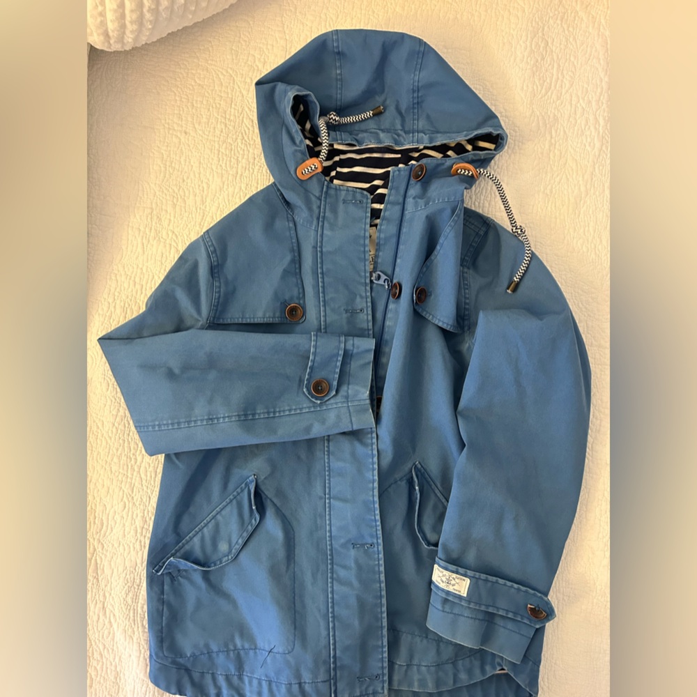 Joules weatherproof/waterproof jacket. W size 8. Good used condition.